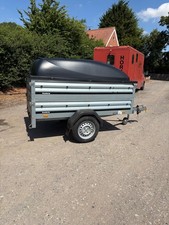 Brenderup 1205S Trailer c/w ABS Lid & Extended Sides