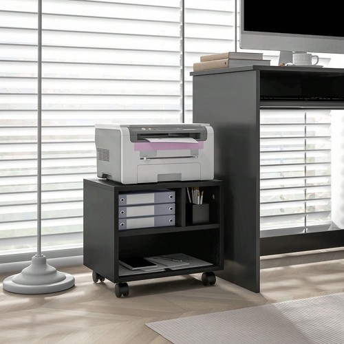 Black rolling printer - black,