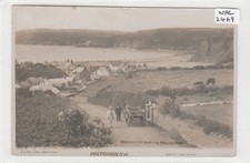 ABERDARON Caernarvonshire  village from Pwllheli Road  Coast  / Horse & Cart RP