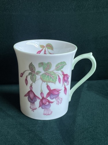 Fuchsia fine bone china mug - fine,