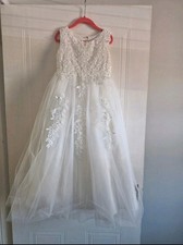 Ivory Flower Girls Dress