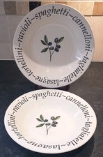 2 x CREATIVE TABLEWARE ITALIAN LARGE PASTA BOWLS 27CM ~ 5 SETS OF 2 AVAILABLE 