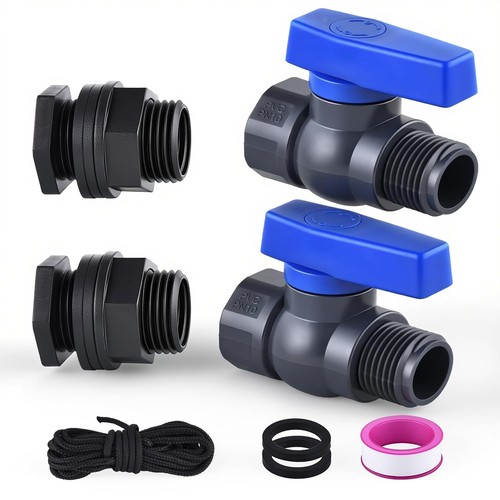 Pack rain barrel spigot kit - spigot,