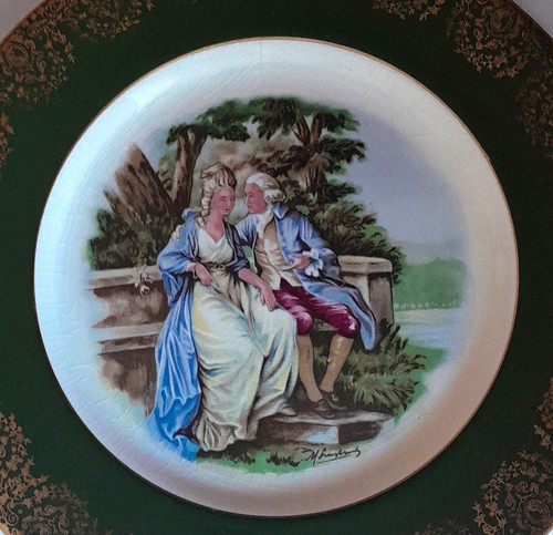 Myott ironstone plate - ironstone,