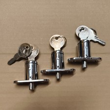 Cabinet push plunger locks - x,