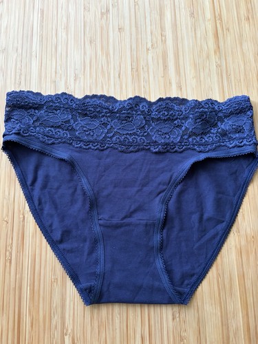 High leg briefs navy cotton - briefs,