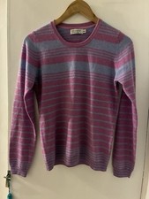 Lochmere striped cashmere