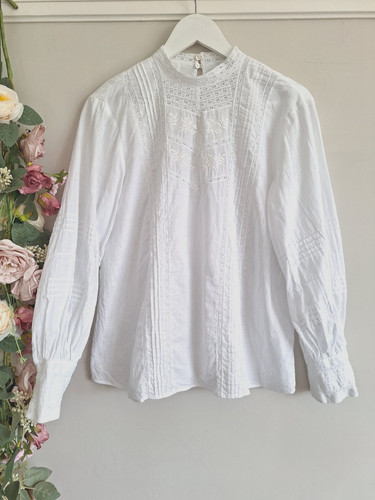 Massimo dutti white victoriana - massimo,