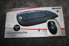 Microsoft Optical Desktop Elite For Bluetooth PC Keyboard And Mouse Set