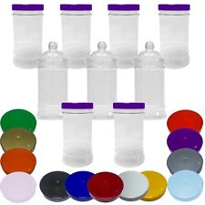 Plastic Storage Jars Sweets Cookie Jar 500ml Craft Garage Kitchen Organisation