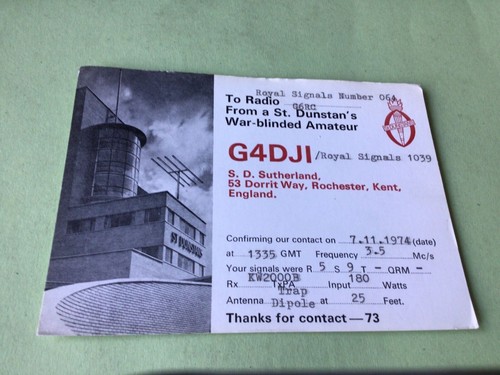 Vintage qsl radio - vintage,