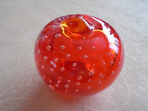 Paperweight red apple - paperweight,