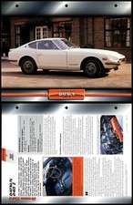 Datsun 240 Z - 1969 - Sports - Atlas Dream Cars Fact File Card