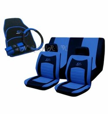 Blue RS Logo Seat Cover Set