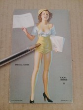 Earl Moran Glamour Mutoscope Card. Printed USA..