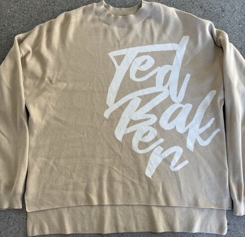 Ted baker beige knit logo - beige,