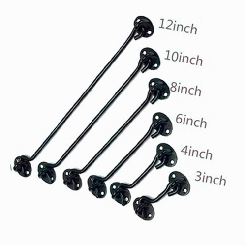 Hook and eye latch - and,