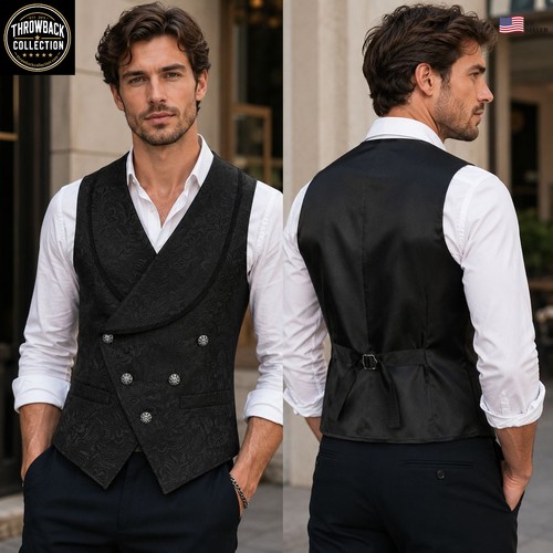 Mens vintage gothic waistcoat - mens,