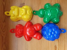 4 vintage retro 1980s plastic