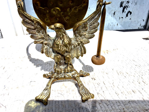 Vintage brass winged eagle - vintage,