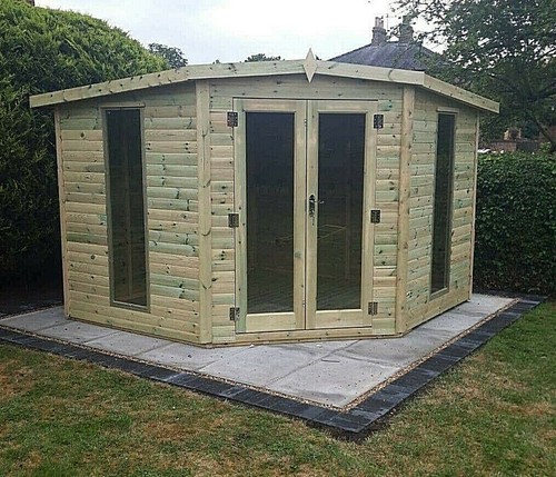 7x7 corner house summerhouse - house,