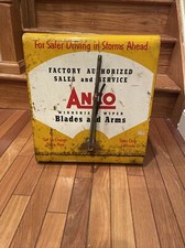 Vintage ANCO Windshield Wiper Blades And Arms Metal Store Display Cabinet 1950’s