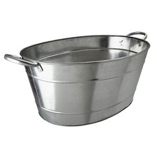 Galvanised steel beverage tub - beverage,