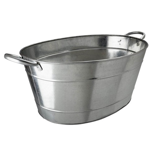 Galvanised steel beverage tub - beverage,