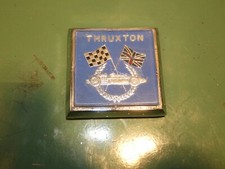 RARE  THRUXTON  CAR  BADGE  VINTAGE  AUTOMOBILIA  COLLECTABLE MOTIFF  AUTOJUMBLE