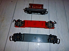 Two hornby large flat wagons