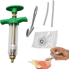 NEW Green Color Bird Feeding