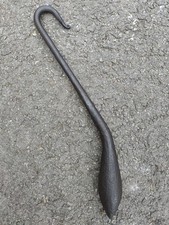 Antique 19th Century Roofing  Leadworkers Goosing Crozing Iron 15" 28.3cm 920g