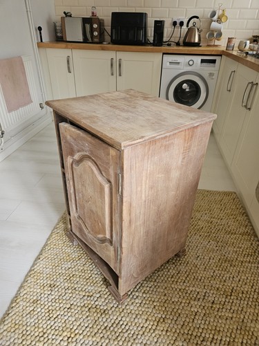 Solid teak vintage bedside - solid,