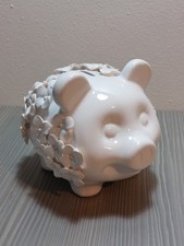 Money Piglet White Ceramic