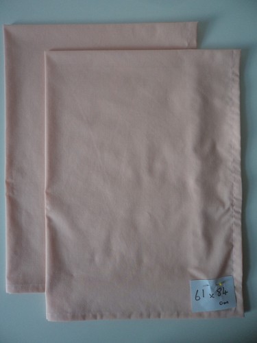 Pair peach polycotton baby - pair,