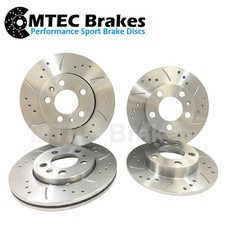Mitsubishi FTO 2.0 v6  Front Rear Brake Discs NON MIVEC Drilled Grooved