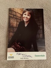 ADELE SILVA —KELLY WINDSOR (EMMERDALE) PRESIGNED CAST CARD