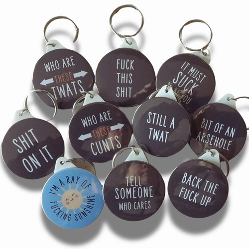 Funny rude pin badge - funny,