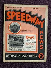 Speedway magazine pre war