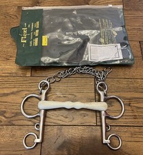 5” Flexi Happy Mouth Pelham With Curb Chain & Bag