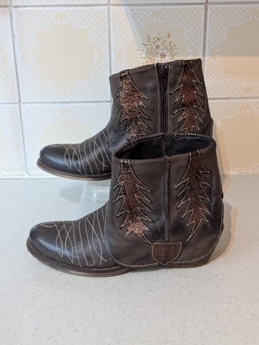 Loft western leather ankle - loft,