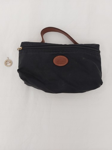 Longchamp black pouch - black,