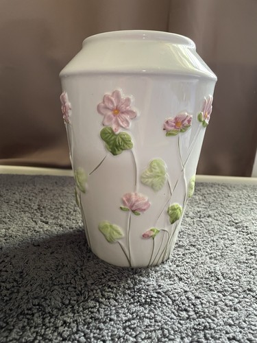 Beautiful white vase with - beautiful,