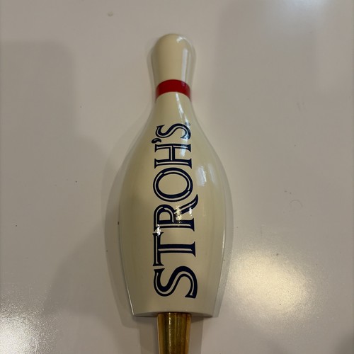 Stroh beer bowling pin tap - beer,