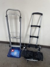 Einhell BT-HT90 90kg Folding Lift Trolley + Tri-wheel Pull Along Roller 80kg