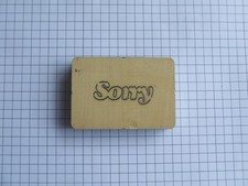 Cross Cuts Wooden Die - Sorry