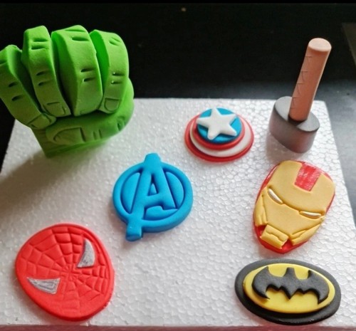 Handmade edible superhero - edible,