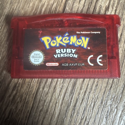 Pokemon ruby version - ruby, gameboy