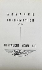 VELOCETTE LIGHTWEIGHT L.E