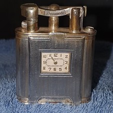 Dunhill Unique Solid Silver Petrol Lighter Hallmarked